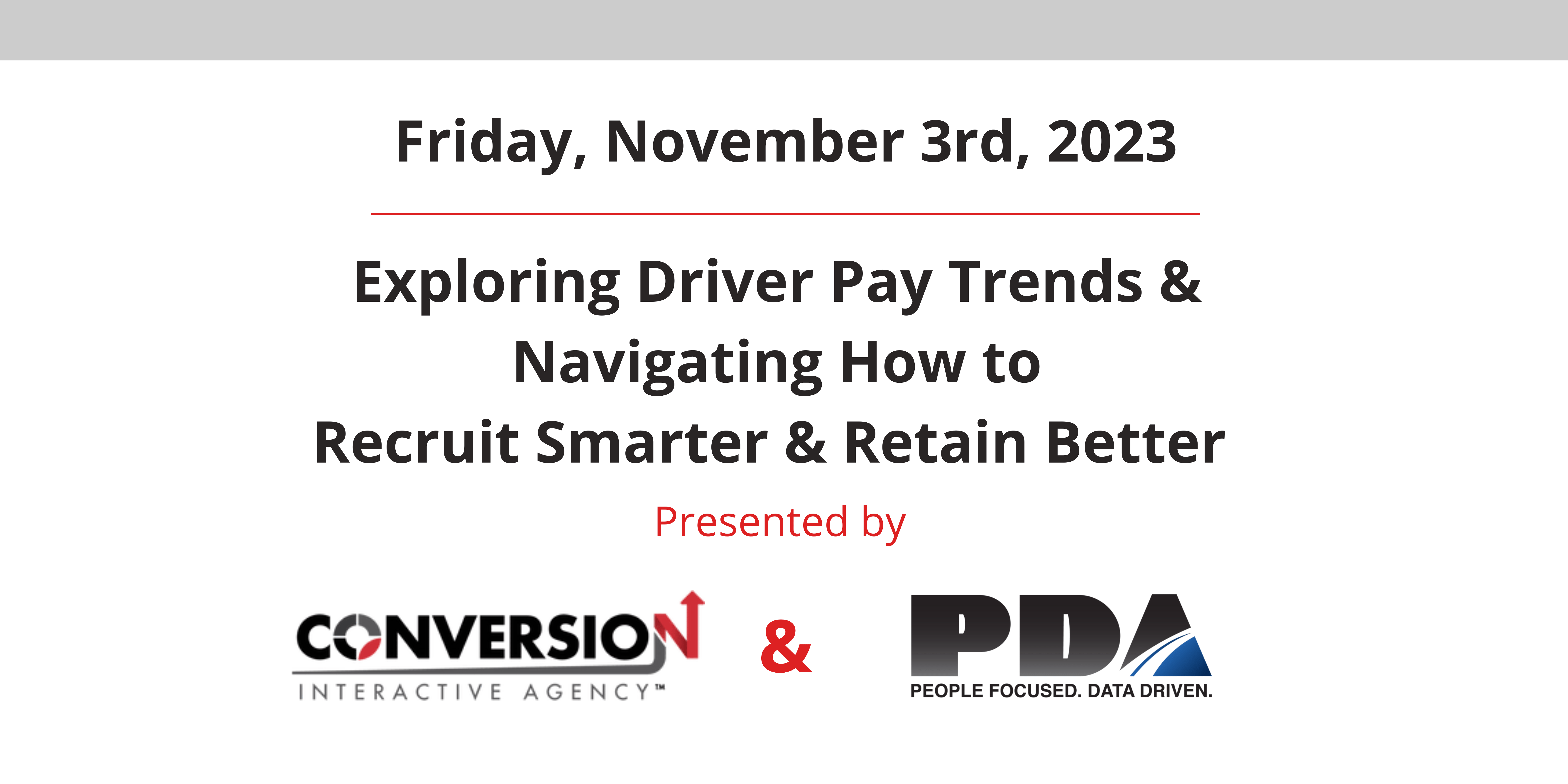 Fundamental Seminar: “Exploring Driver Pay Trends & Navigating How to Recruit Smarter & Retain Better”